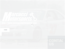 Tablet Screenshot of marcuccimotorsports.com